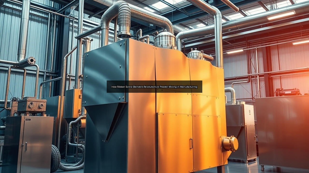 industrial mixer screw blenders ribbon blender screw construction