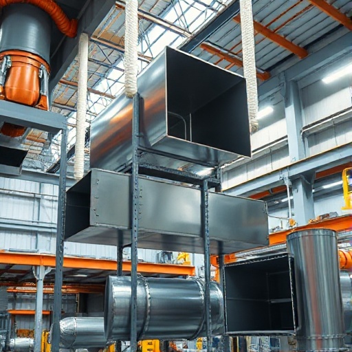 sheet metal duct work ductwork custom duct fabrication hot-dipped galvanized